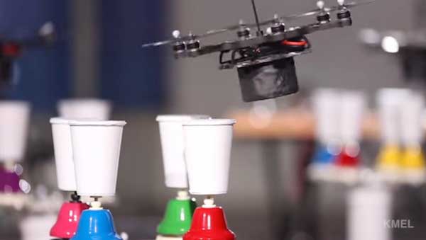 Flying Robot Rockstars - Präzession mit Drohnen